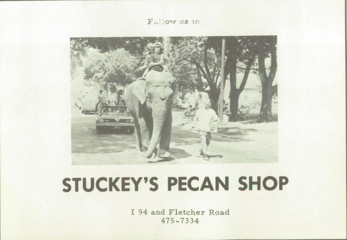 Stuckeys - 1970 Chelsea High School Yearbook Ad (newer photo)